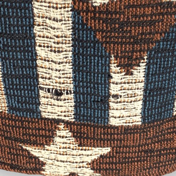 Vintage 90s Don’t Mess With Texas Flag Jacket Small Woven Cotton Stars Stripes - Picture 7 of 11